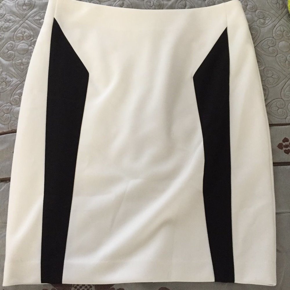 Black/White Pencil Skirt
